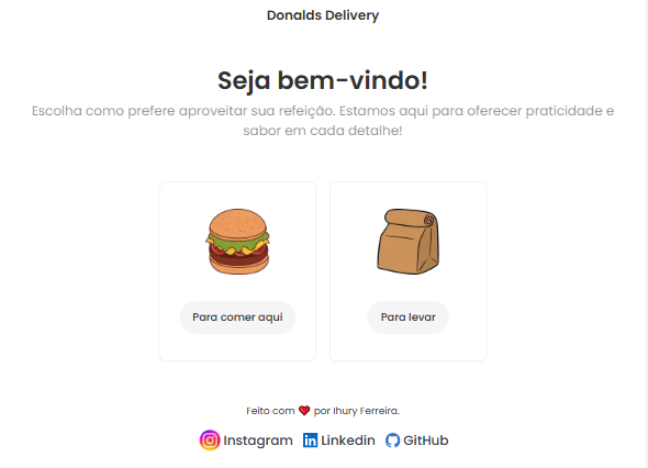 App Donalds-delivery